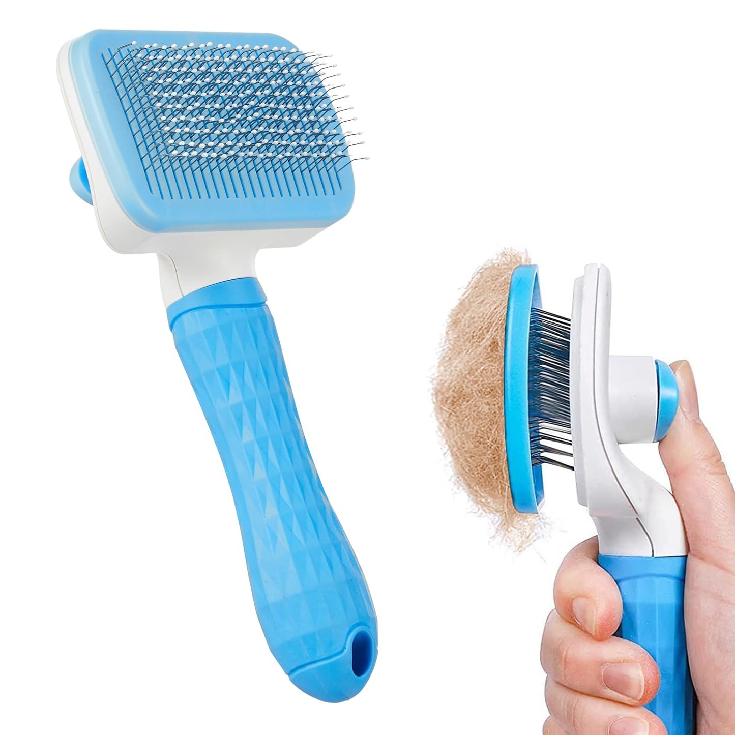 Premium Self-Cleaning Pet Grooming Brush